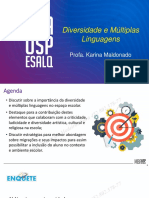 Slides Diversidade e Multiplas Linguagens 140122pdf Portugues