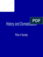 History and Domestication: Pets in Society