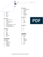 Language Test 7A : Tests Answer Key