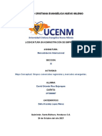 Universidad Cristiana Evangélica Nuevo Milenio: Licenciatura en Administración de Empresas Asignatura