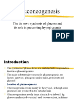 Gluconeogenesis and Cori Cycle