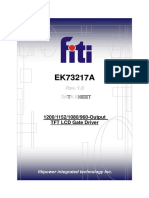 1200/1152/1080/960-Output TFT LCD Gate Driver: Fitipower Integrated Technology Inc