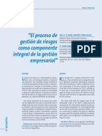 El Proceso de Gestion de Riesgos