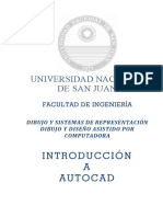 Una Introducción A AutoCAD 2020