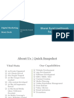 Bharat Rural Livelihoods Foundation: Digital Marketing Story Deck