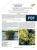 Preliminary Phytochemical Analysis of Excoecaria Agallocha and Avicennia