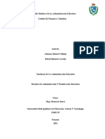 Recorrido Histórico de La Administración Educativa Su Gestión en Panamá y Colombia