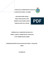 Recorrido Historico de La Administración Educativa