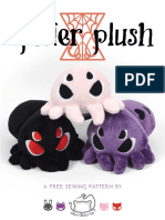 Spider Plush Sewing Pattern