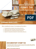 Documentary Stampt Tax: Prepared By: Nelia I. Tomas, CPA, LPT