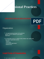 Professional Practices: The Structure of Organizations