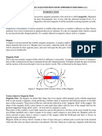 Magnetite: Electrical Machines I (Eec 123) Lecture Notes For ND I (Prepared by Engr Aminu A.A.)