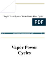 Chapter 2 - Analysis of Steam Power Plant Cycle