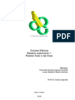 Relatório - Exp1 - Resistor Linear e Não-Linear - Circuitos Elétricos E Fotônica - Trim2.3