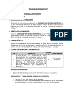 017-Formato Terminos de Referencia (Licencia de Uso de Agua Superficial de La Obra Del Agua - Andaray)