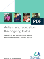 Autism and Education-The Ongoing Battle