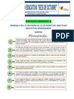 P6. Científico, Segundo Química. Cuarta Semana