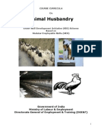 Animal Husbandry: Course Curricula On