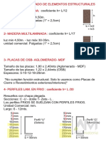 Predimensionado de Elementos Estructurales 1-Madera Aserrada