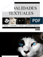 Modalidades Textuales