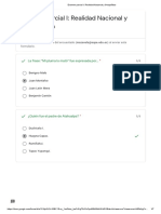 Examen Parcial I - Realidad Nacional y Geopolítica