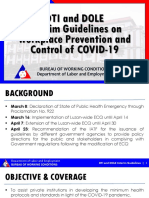 Dti and Dole Interim Guidelines On Workplace Prevention and Control of COVID-19