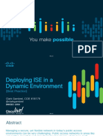 BRKSEC-2059 - Deploying ISE in A Dynamic Environment (Best Practices) - Cisco Live - 2019