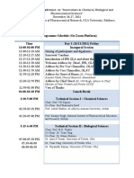 Programme Schedule (ICBPS-2021)