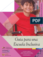 Guía para Una Escuela Inclusiva