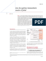 Ontogenèse Du Système Immunitaire Embryonnaire Et Foetal