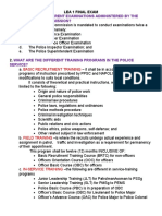 What Are The Different Examinations Administered by The National Police Commission?