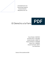 Trabajo Monográfico - Derecho A La Familia