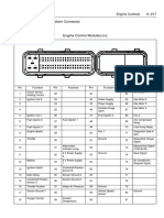 6.4.3.5 Engine Control System Connector End Views