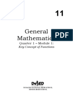 General Mathematics: Quarter 1 - Module 1