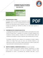 050-218 Derecho Penal III