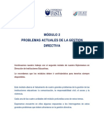 Módulo Nº 2 - ACTUALIZADO - Problemas Actuales de La Gestión Educativa