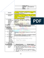 School Grade Level 9 Teacher Learning Area Time and Date Quarter I. Objectives