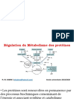 Régulation Du Métabolisme Protéique P1