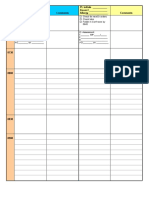 Organizational Worksheet