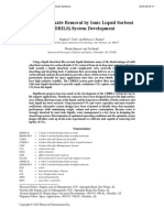 Carbon Dioxide Removal by Ionic Liquid Sorbent (CDRILS) System Development