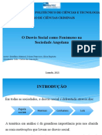 Jornadas Cientificas O Desvio Como Fenomeno Na Sociedade Angolana