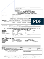 Date of Procedure Time Patient Location: Avoid Same Side As Dialysis Graft, Pacemaker, and Mastectomy