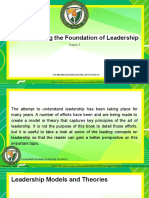 Chapter 3. Understanding The Foundation of Leadership