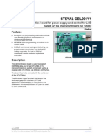 Steval-Cbl001V1: Demonstration Board For Power Supply and Control For LNB Based On The Microcontrollers St7Lnbx