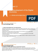 Element 1.2: The Development of The Digital Economy