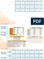 Plano de Estudos Cpa 20