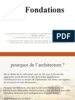 Les Fondations de L'architecture