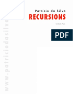 Modern Flute Sheet Music: Recursions For Solo Flute: Composer Patricio Da Silva