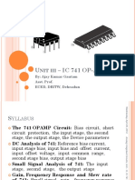 Unit III Ic 741 Op-Amp