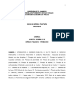 Aspectos Generales Del Derecho Financiero y Tributario